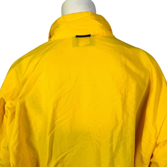 Vintage Uzzi Yellow Windbreaker Jacket – Women's Dive Gear - Size Large - Picture 4 of 10